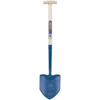 Solid Forged Round Mouth Shovel T-Handled with Ash Shaft