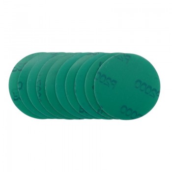 Wet and Dry Sanding Discs with Hook and Loop, 75mm, 2000 Grit (Pack of 10)