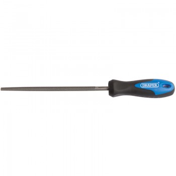 Soft Grip Engineer&rsquo;s Round File and Handle, 150mm