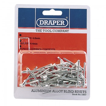 Blind Rivets, 4.8 x 6.4mm (50 Piece)