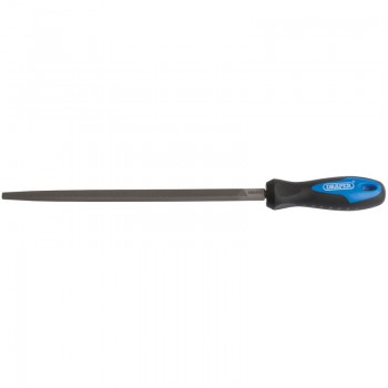 Soft Grip Engineer&rsquo;s Square File and Handle, 250mm