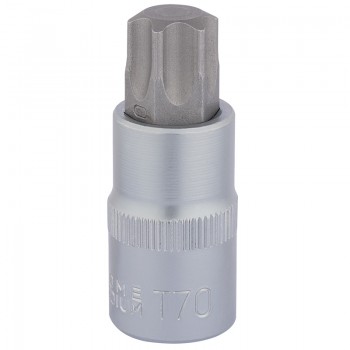 Draper TX-STAR® Socket Bit, 1/2” Sq. Dr., T70 x 55mm Draper TX-STAR® Socket Bit, 1/2” Sq. Dr., T70 x 55mm