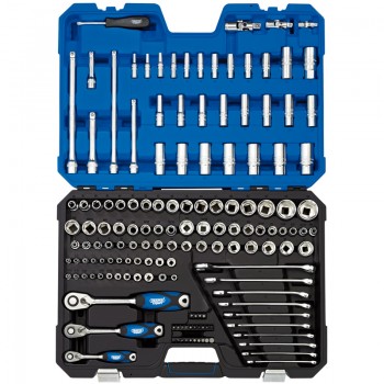 MM/AF Combined Socket Set, 1/4&rdquo;, 3/8&rdquo; and 1/2&rdquo; Sq. Dr. (150 Piece)