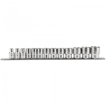 Imperial Socket on a Metal Rail, 1/2” Sq. Dr. (13 Piece) Imperial Socket on a Metal Rail, 1/2” Sq. Dr. (13 Piece)