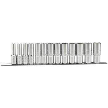 Imperial Deep Socket on a Metal Rail, 1/2” Sq. Dr. (13 Piece) Imperial Deep Socket on a Metal Rail, 1/2” Sq. Dr. (13 Piece)