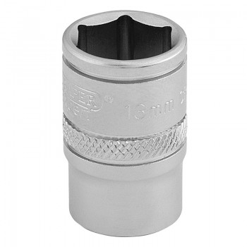 6 Point Metric Socket, 3/8&rdquo; Sq. Dr., 13mm