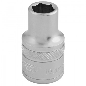 6 Point Metric Socket, 1/2&rdquo; Sq. Dr., 10mm
