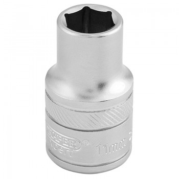 6 Point Metric Socket, 1/2&rdquo; Sq. Dr., 11mm