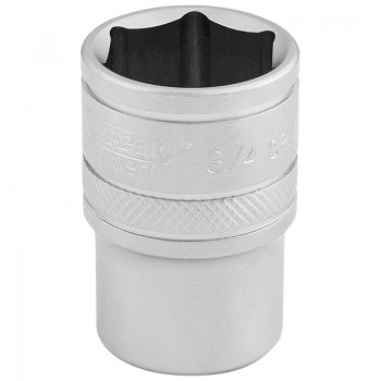 6 Point Imperial Socket, 1/2&rdquo; Sq. Dr., 3/4&rdquo;