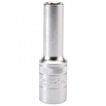 6 Point Metric Deep Socket, 1/2&rdquo; Sq. Dr., 10mm