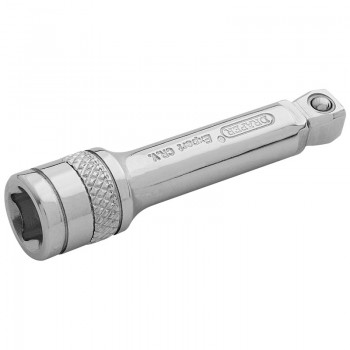 Draper Expert Wobble Extension Bar, 1/4&rdquo; Sq. Dr., 50mm, Polished Chrome