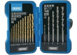 Metric Combined HSS and Masonry Drill Bit Set (17 Piece)