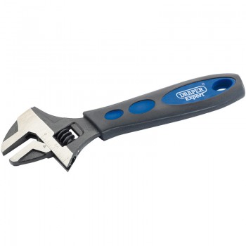 Soft Grip Crescent-Type Adjustable Wrench, 150mm