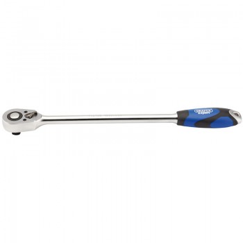 Extra Long Reversible Quick Release Soft Grip Ratchet, 1/2&rdquo; Sq. Dr., 48 Tooth