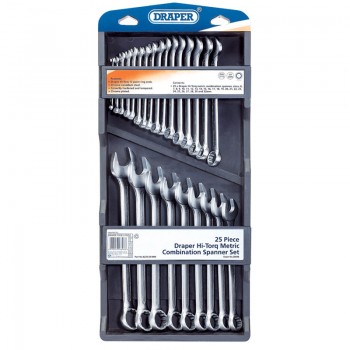Draper HI-TORQ® Metric Combination Spanner Set (25 Piece)