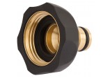 Brass and Rubber Tap Connector, 1&rdquo;