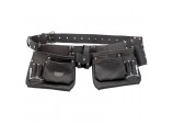 Oil-Tanned leather Double Pouch Tool Belt