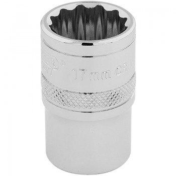 HI-TORQ® 12 Point Socket, 1/2&rdquo; Sq. Dr., 17mm