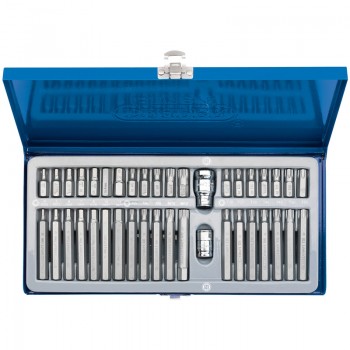 Draper Expert TX-STAR® Hex. & Spline Mechanic&rsquo;s Bit Set, 3/8, 1/2&rdquo; Sq. Dr. (40 Piece)