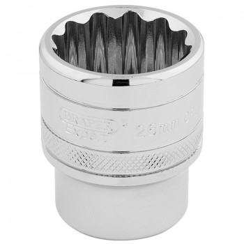 HI-TORQ® 12 Point Socket, 1/2&rdquo; Sq. Dr., 26mm