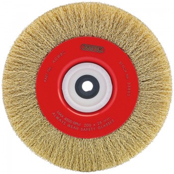Crimped Steel Wire Brushes, 200 x 25mm