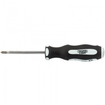 &rsquo;Pound Thru&rsquo; Cross Slot Soft Grip Screwdriver, No.2 x 100mm