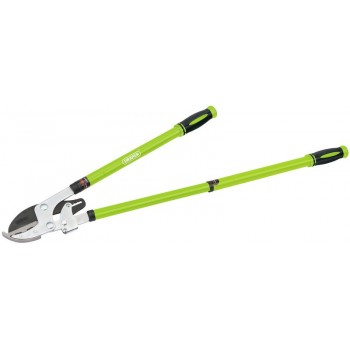 Telescopic Ratchet Action Anvil Loppers with Steel Handles