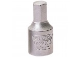 Hexagon Drain Plug Key, 3/8 Sq. Dr., 10mm