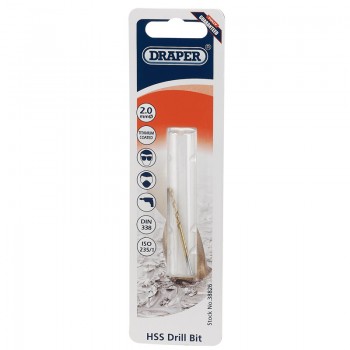 HSS Titanium Drill Bit, 2.0mm