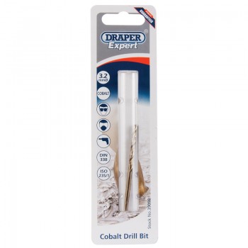 HSS Cobalt Drill Bit, 3.2mm