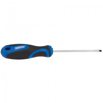 Soft Grip Plain Slot Screwdriver, 3.2 x 75mm