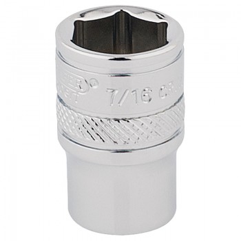 HI-TORQ® 6 Point Socket, 1/4&rdquo; Sq. Dr., 7/16&rdquo;