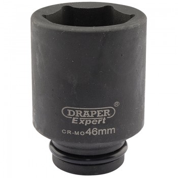 Expert HI-TORQ® 6 Point Deep Impact Socket, 3/4” Sq. Dr., 46mm Expert HI-TORQ® 6 Point Deep Impact Socket, 3/4” Sq. Dr., 46mm