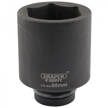Expert HI-TORQ® 6 Point Deep Impact Socket, 1” Sq. Dr., 65mm Expert HI-TORQ® 6 Point Deep Impact Socket, 1” Sq. Dr., 65mm