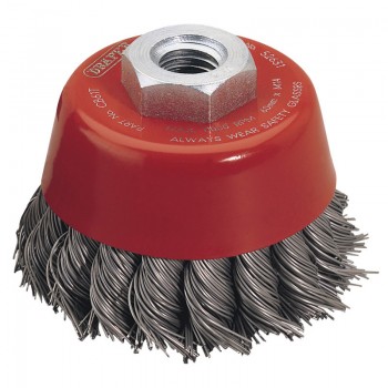 Draper Expert Twist Knot Wire Cup Brush, 60mm, M14