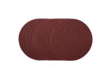 Sanding Discs, 150mm, Hook & Loop, 40 Grit, (Pack of 10)