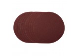 Sanding Discs, 180mm, Hook & Loop, 80 Grit, (Pack of 10)