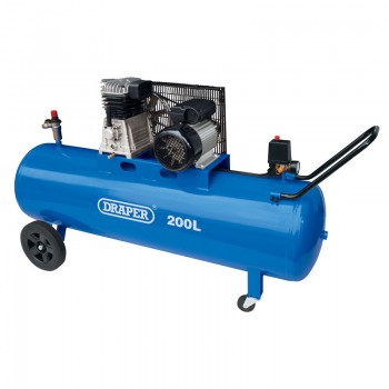Belt-Driven Air Compressor, 200L, 2.2kW Belt-Driven Air Compressor, 200L, 2.2kW