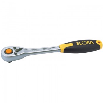 Elora Quick Release Soft Grip Reversible Ratchet, 1/2&rdquo; Sq. Dr., 270mm