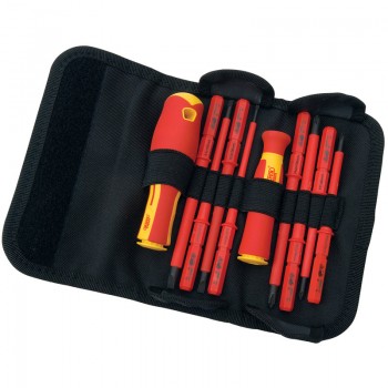 XP1000 VDE Interchangeable Blade Screwdriver Set (10 Piece)