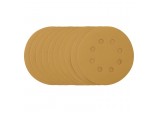 Gold Sanding Discs with Hook & Loop, 125mm, 400 Grit (Pack of 10)