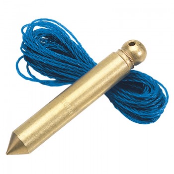 Plumb Bob with Nylon Line, 100g, 5m (Approx)