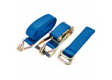 Ratcheting Vehicle Tie Down Straps, 3m x 50mm, 2250kg
