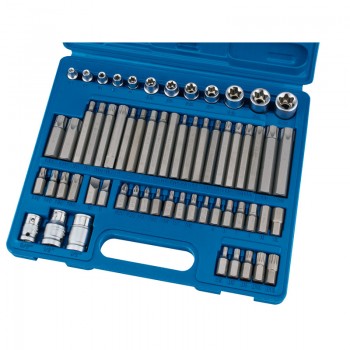 Mechanic’s Socket and Bit Set, 3/8, 1/2” Sq. Dr. (61 Piece) Mechanic’s Socket and Bit Set, 3/8, 1/2” Sq. Dr. (61 Piece)