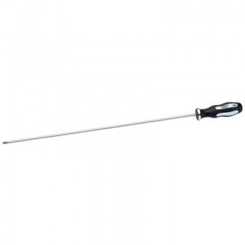 PZ Type Extra Long Reach Soft Grip Screwdriver, No.2 x 450mm