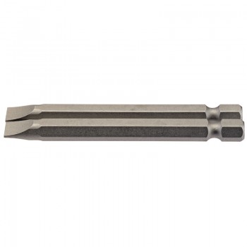 Plain Slot Insert Bit, 6.5mm, 1/4&rdquo; Hex, 75mm Long (Pack of 2)