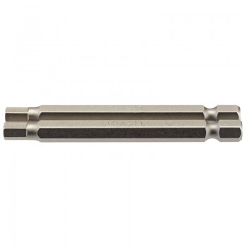 Hexagonal Insert Bit, 5mm, 1/4&rdquo; Hex, 75mm Long (Pack of 2)