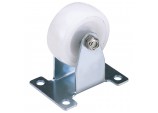 Fixed Plate Fixing Nylon Wheel, 100mm Diameter, S.W.L. 125kg
