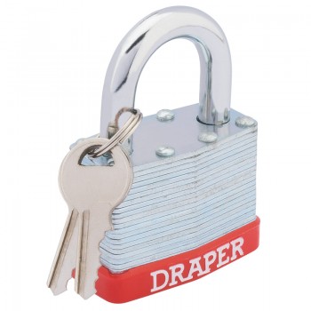 Laminated Steel Padlock, 50 x 30mm Laminated Steel Padlock, 50 x 30mm