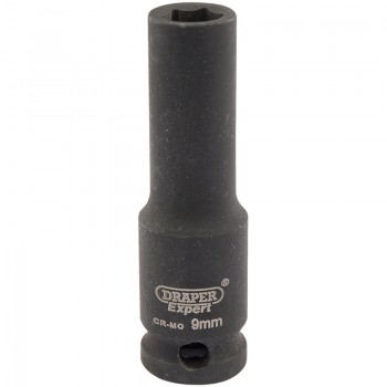 Expert HI-TORQ® 6 Point Deep Impact Socket, 3/8&rdquo; Sq. Dr., 9mm